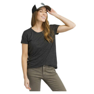 Prana Cozy Up T-Shirt - Women's Charcoal Heather Lg