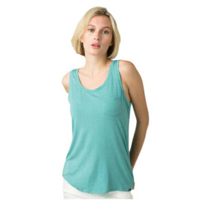 Prana Foundation Scoop Neck Tank - Women's Azurite Heather Lg