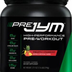 Pre JYM Pre Workout Powder Pineapple Strawberry 30 Servings - Pre-Workout JYM Supplement Science