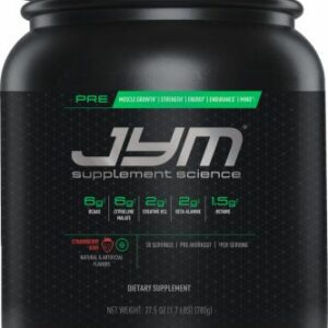 Pre JYM Pre Workout Powder Strawberry Kiwi 30 Servings - Pre-Workout JYM Supplement Science