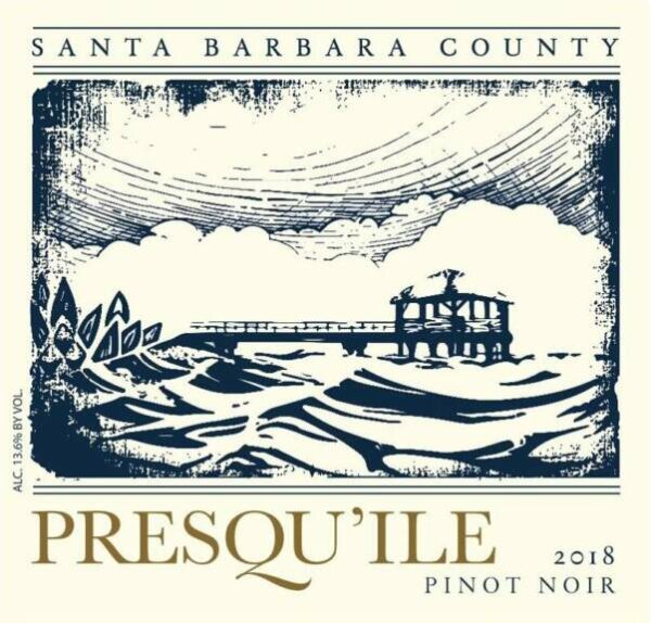 Presqu'ile 2018 Santa Barbara Pinot Noir - Red Wine