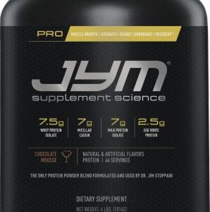 Pro JYM Protein Powder Chocolate Mousse 4 Lbs. - Protein Powder JYM Supplement Science