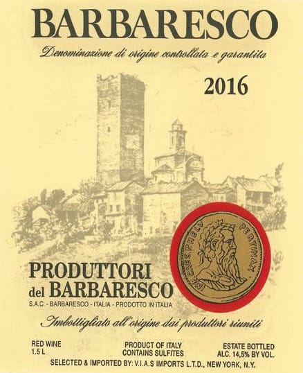 Produttori del Barbaresco 2016 Barbaresco - Nebbiolo Red Wine