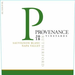 Provenance Vineyards 2018 Sauvignon Blanc - White Wine