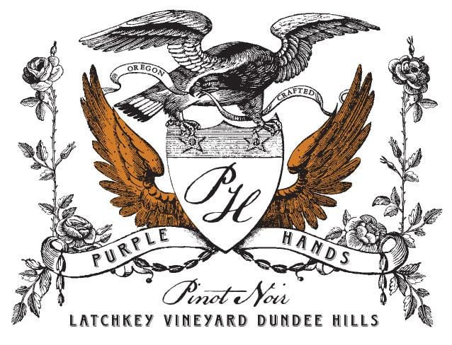 Purple Hands 2017 Latchkey Vineyard Pinot Noir - Red Wine