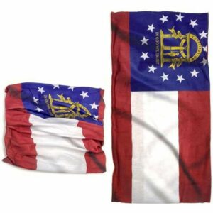 Quagga Georgia State Gaiter Red/Blue - Men's Hunting/Fishing Headwear at Academy Sports