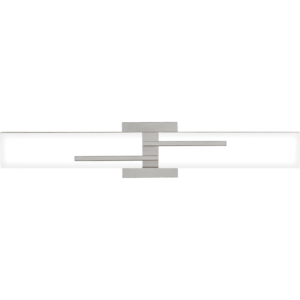 Quoizel PCAI8524 Allison 2 Light 24" Wide LED Bath Bar Brushed Nickel Indoor Lighting Bathroom Fixtures Bath Bar