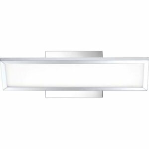 Quoizel PCFH8517 Flash Single Light 17" Wide Integrated LED Bath Bar Polished Chrome Indoor Lighting Bathroom Fixtures Bath Bar