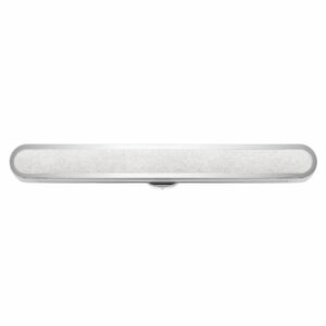 Quoizel PCJN8532 Jillian Single Light 31-3/4" Wide Integrated LED Bath Bar with Crushed Glass Shade Polished Chrome Indoor Lighting Bathroom Fixtures