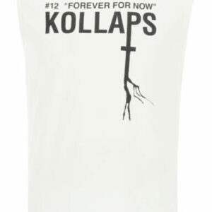 RAF SIMONS KOLLAPS ARCHIVE REDUX T-SHIRT S White, Black Cotton