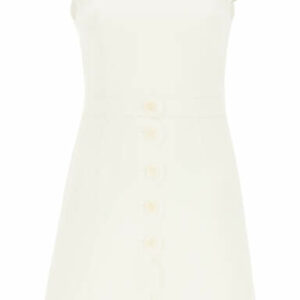 RED VALENTINO DRESS WITH SCALLOP DETAILS 38 White