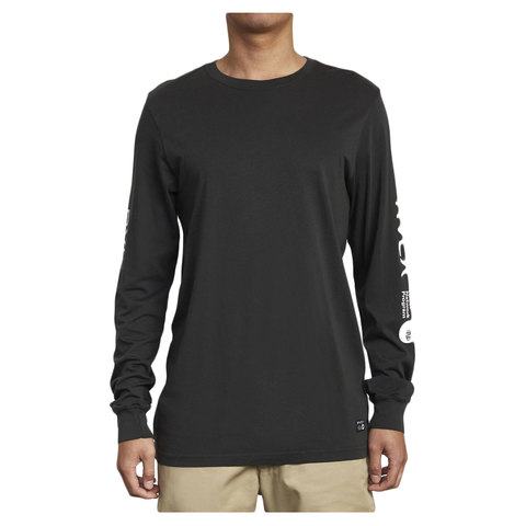 RVCA ANP Long Sleeve Tee Pirate Black Xl RVCA ANP Long Sleeve Tee Pirate Black Xl