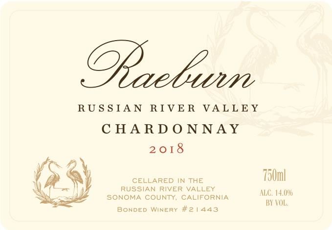 Raeburn 2018 Chardonnay - White Wine