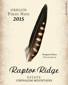 Raptor Ridge 2015 Estate Pinot Noir - Red Wine