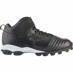 Rawlings Men's Edge Football Shoes Black/White, 11.5 - Football at Academy Sports
