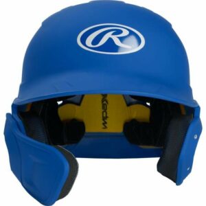 Rawlings Senior Mach Matte Helmet with Flap Bright Blue - Baseball/Softball Accessories at Academy Sports