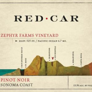 Red Car 2014 Zephyr Farms Pinot Noir - Red Wine