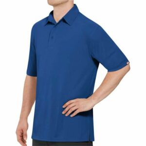 Red Kap Men's Performance Knit Flex Series Pro Work Polo Shirt Royal Blue, 5X-Large - Men's Longsleeve Work Shirts at Academy Sports
