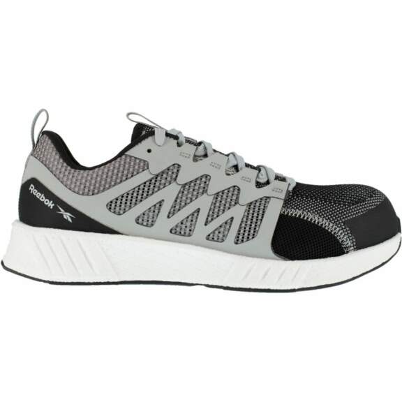 Reebok Men's Fusion Flexweave FloatRide Energy Athletic Work Shoes Gray/Black, 8.5 - Lace St Work Boots at Academy Sports Reebok Men's Fusion Flexweave FloatRide Energy Athletic Work Shoes Gray/Black, 8.5 - Lace St Work Boots at Academy Sports