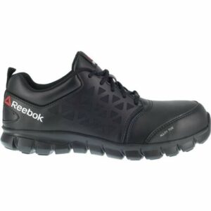 Reebok Men's SubLite Cushion EH Alloy Toe Lace Up Work Shoes Black, 9.5 - Lace St Work Boots at Academy Sports - RB4047