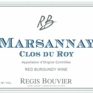 Regis Bouvier 2017 Marsannay Clos Du Roy - Pinot Noir Red Wine