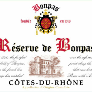 Reserve de Bonpas 2018 Cotes du Rhone - Rhone Blends Red Wine