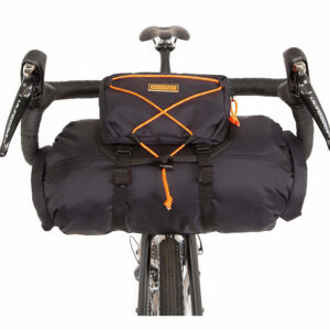 Restrap Bar Bag (Small) - 14 Litres - Black - Orange