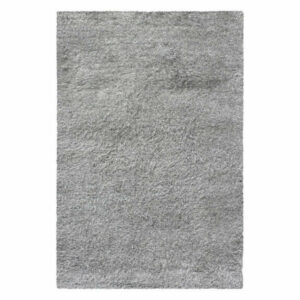 Retro Tufted Shag Indoor Living Room Area Rug, 3'x5', Silver