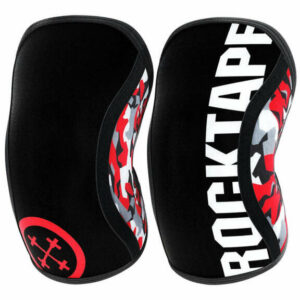 RockTape Assassin Knee Sleeves 5mm - Red Camo Extra Large