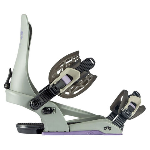 Rome Flare Snowboard Bindings - Women's Slate M/l Rome Flare Snowboard Bindings - Women's Slate M/l