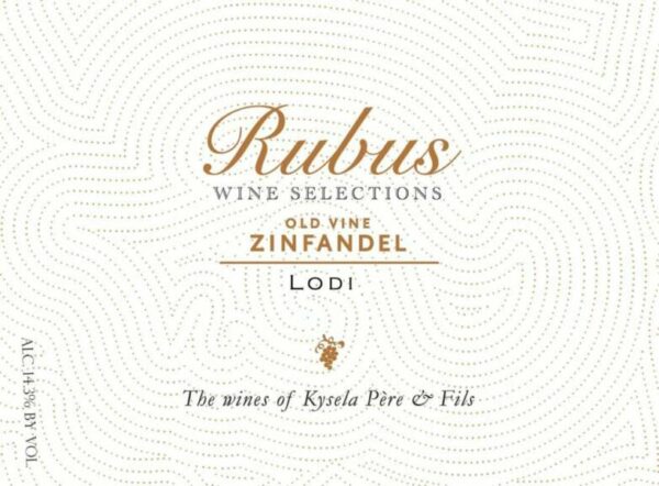 Rubus 2016 Lodi Old Vine Zinfandel - Red Wine