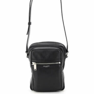 SAINT LAURENT SID SMALL BAG OS Black Leather