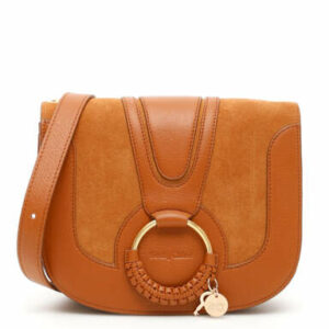 SEE BY CHLOE HANA SHOULDER BAG OS Brown, Orange Leather