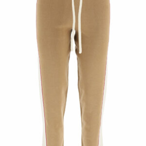SEE BY CHLOE JOGGER PANTS M Brown, Beige, Red Cotton