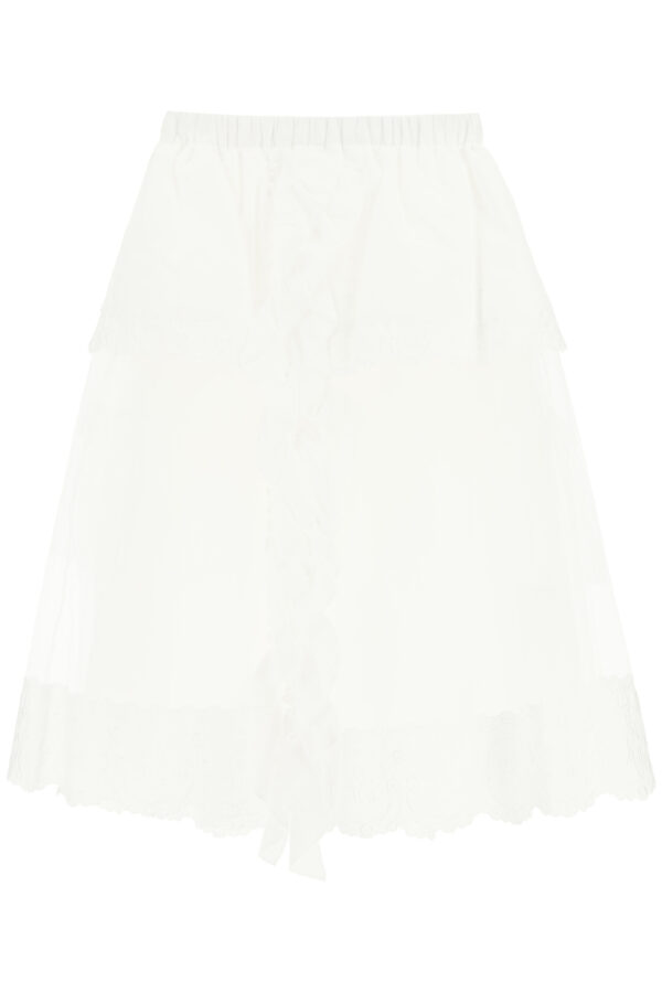 SIMONE ROCHA TUTU SKIRT 8 White Cotton