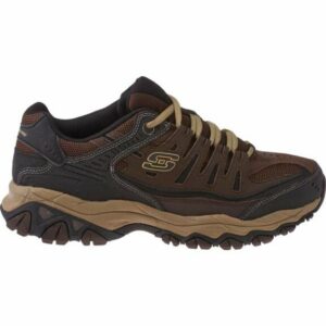 SKECHERS Men's After Burn Memory Fit Training Shoes Brown, 9 - Men's Walking at Academy Sports - 50125-BRTP