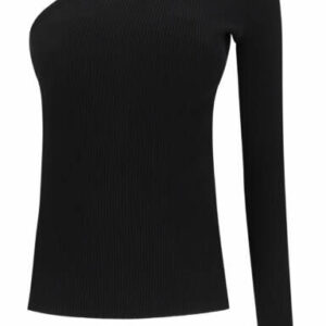 SPORTMAX ONE SHOULDER TOP M Black