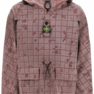 STONE ISLAND FLOCK-TC CANVAS JACKET L Purple Cotton