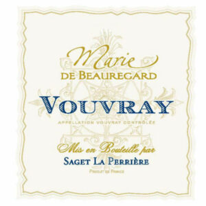 Saget la Perriere 2016 Vouvray Marie de Beauregard - Chenin Blanc White Wine