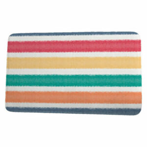 Sail, Sun, & Fun Fun in the Sun Stripe Print Bath Mat, Blue, 17"x24"