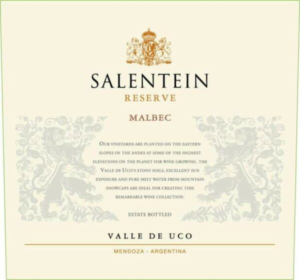 Salentein 2018 Reserve Malbec - Red Wine