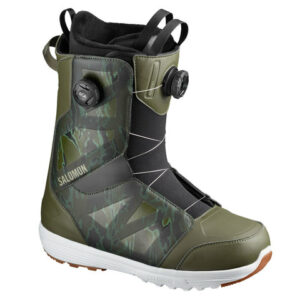 Salomon Launch BOA SJ Snowboard Boot Camo/dark Olive/beluga 30.0