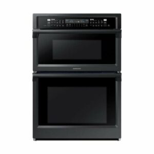 Samsung 30" Smart Microwave Combination Wall Oven with Steam Cook in Black Stainless Steel(NQ70M6650DG/AA)