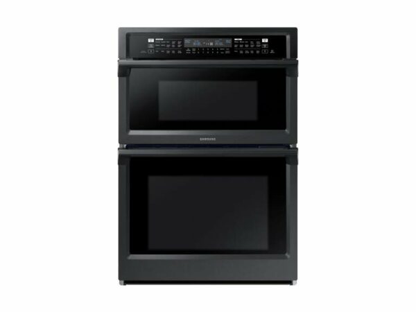 Samsung 30" Smart Microwave Combination Wall Oven with Steam Cook in Black Stainless Steel(NQ70M6650DG/AA)