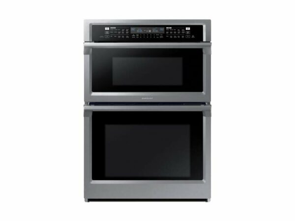 Samsung 30" Smart Microwave Combination Wall Oven with Steam Cook in Stainless Steel(NQ70M6650DS/AA)