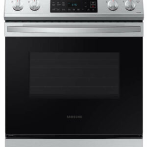 Samsung 6.3 Cu. Ft. Fingerprint Resistant Stainless Steel Front Control Slide-In Electric Range