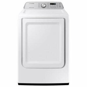 Samsung 7.4 cu. ft. Electric Dryer with Sensor Dry in White(DVE45T3400W/A3)