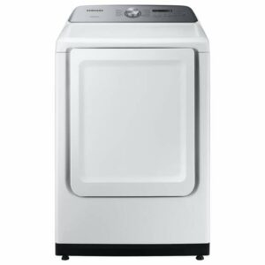 Samsung 7.4 cu. ft. Electric Dryer with Sensor Dry in White(DVE50R5200W/A3)