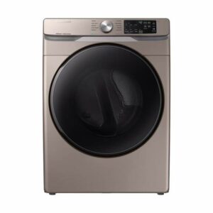 Samsung 7.5 cu. ft. Electric Dryer with Steam Sanitize+ in Champagne(DVE45R6100C/A3)