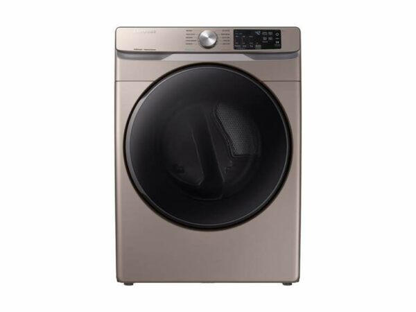 Samsung 7.5 cu. ft. Electric Dryer with Steam Sanitize+ in Champagne(DVE45R6100C/A3)